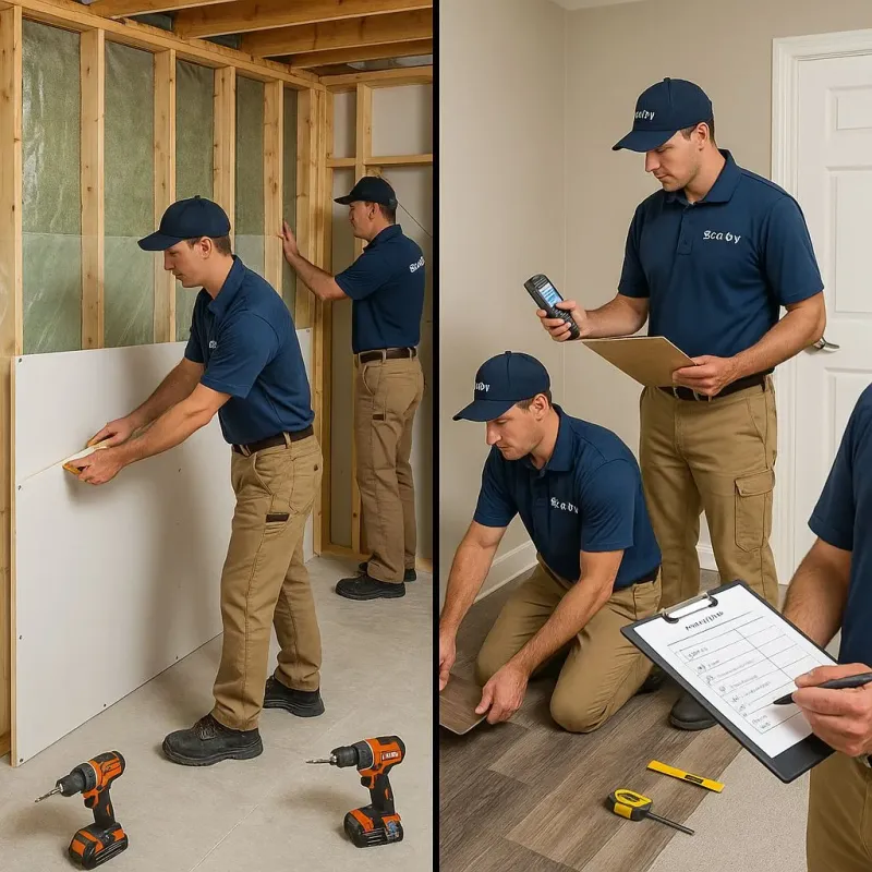 Repairs and Reconstruction process in Long Beach, CA